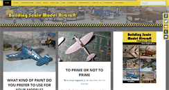 Desktop Screenshot of buildingscalemodelaircraft.com